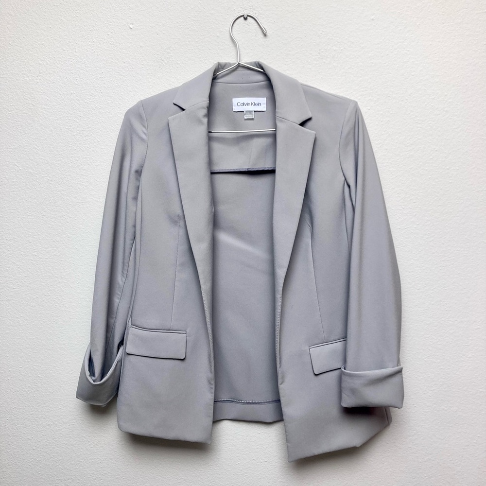 Calvin Klein Light Gray Blazer